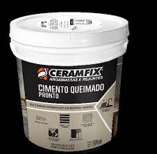 CERAMFIX CIMENTO QUEIMADO PRONTO CINZA 5KG