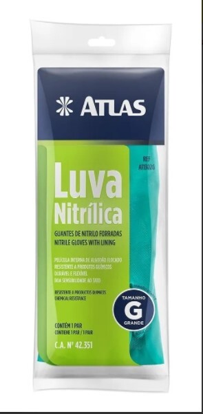 ATLAS LUVA NITRILICA GRANDE