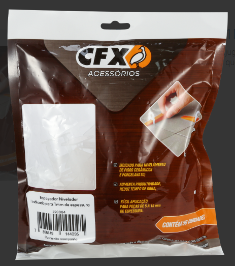 CFX ESPACADOR NIVELADOR 1MM C/ 50 UN