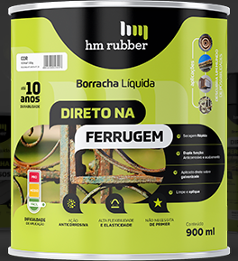 HM RUBBER DIRETO NA FERRUGEM BRANCO 900ML