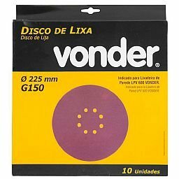 VONDER DISCO LIXA G. 150 P/LIXA. LPV750