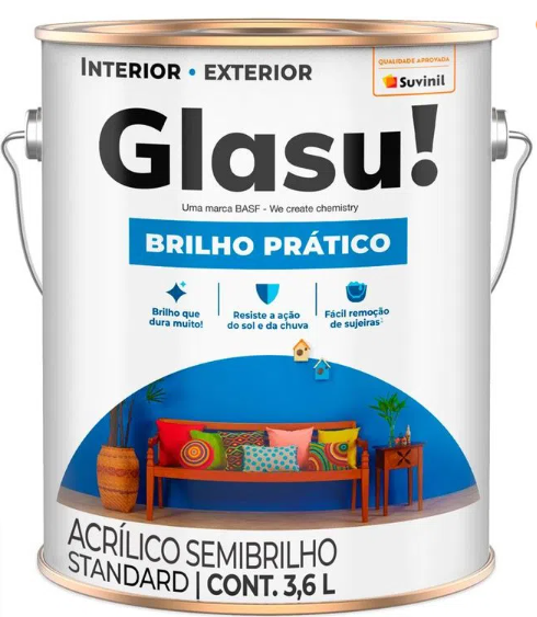 GLASURIT ACR. BRILHO PRATICO AREIA 3,6L