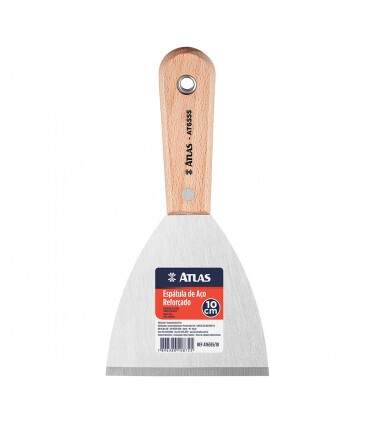 ATLAS ESPATULA DE ACO REFORCADO 10CM