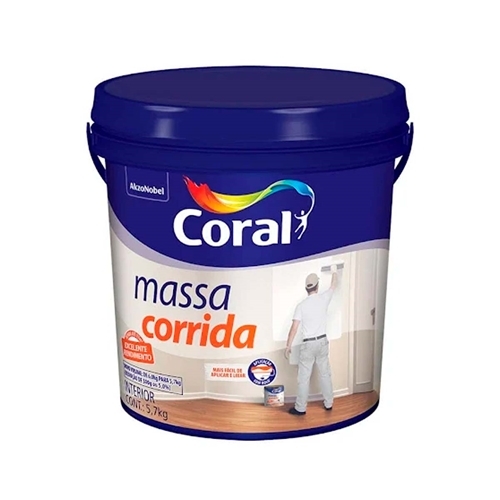 CORAL MASSA CORRIDA PVA  5,7KG