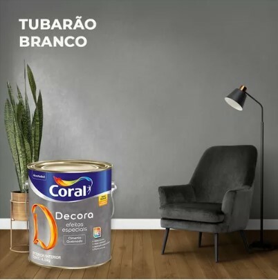 CORAL EFEITO CIMENTO QUEIMADO TUBARAO BCO 4.8KG