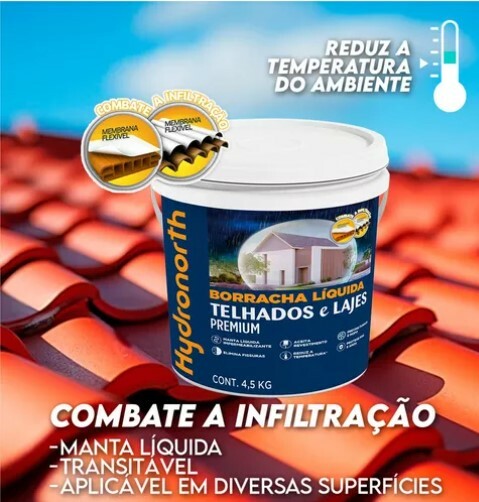 HYDRONORTH EMBOR.TELHADOS E LAJES COR TELHA 5KG