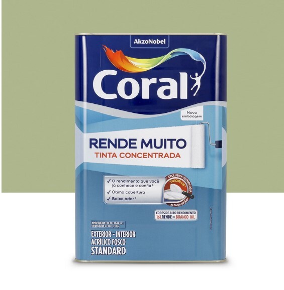 CORAL RENDE MUITO ACRIL FOSCO VERDE KIWI 16L