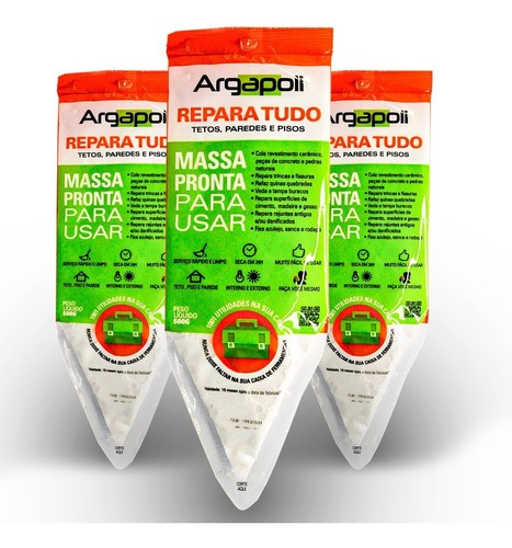 ARGAPOLI  ARGAMASSA POLIMERICA REPARA TUDO 500GR