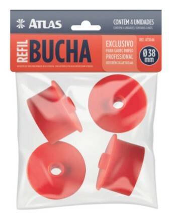 ATLAS REFIL DE BUCHA PLAST P/ GARFO DUPLO