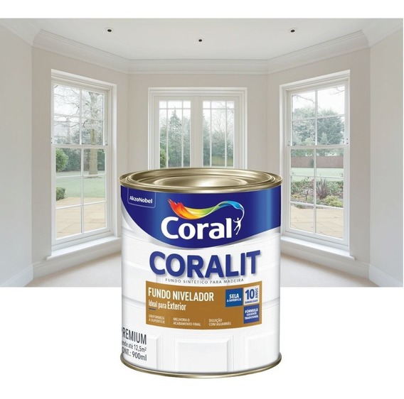 CORAL CORALIT FUNDO SINT.NIVELADOR BRANCO 0.900