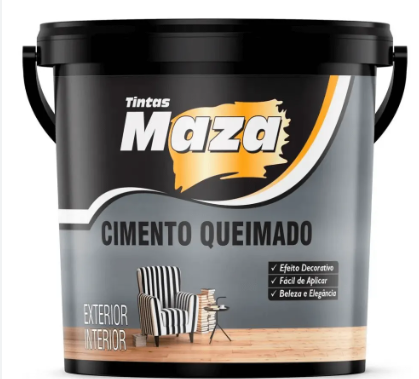 MAZA CIMENTO QUEIMADO CINZA 23KG