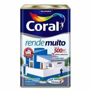 CORAL RENDE MUITO ACRIL FOSCO LARANJA CITRICO 18L