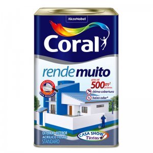 CORAL RENDE MUITO ACRIL FOSCO CONCRETO 18LT