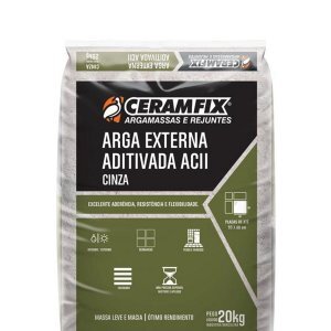 CERAMFIX ARGA EXT AC I I CINZA 20KG