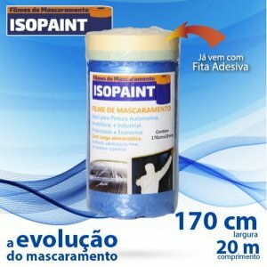 NAUBER FITA ADESIVA P/ REVESTIMENTO AZUL 170CMX20M ISOPAINT