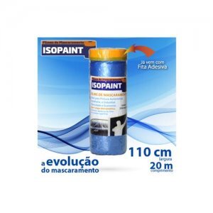 NAUBER FITA ADESIVA P/ REVESTIMENTO AZUL 110CMX20M ISOPAINT