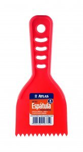 ATLAS ESPATULA PLASTICA DENTADA 8CM