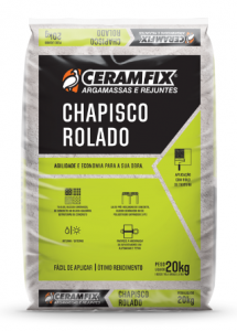 CERAMFIX CHAPISCO ROLADO EXTERNO CINZA 20KG