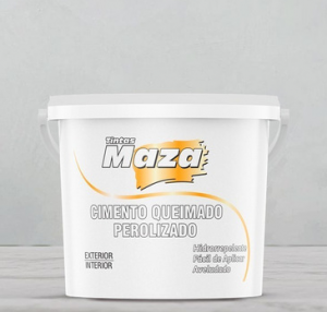 MAZA CIMENTO QUEIMADO PEROLIZADO BRANCO 1,2 KG