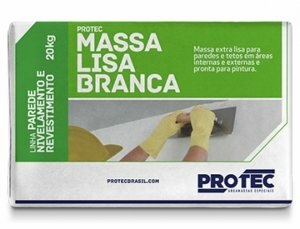 PROTEC MASSA LISA BRANCA 20KG