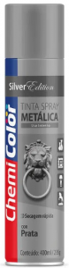 SPRAY CHEMICOLOR METALICO PRATA 400ML