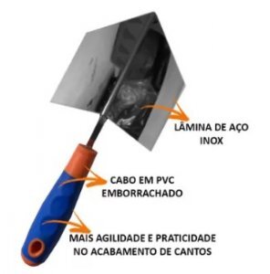 ROMA DESEMPENADEIRA INOX CANTO INTERNO