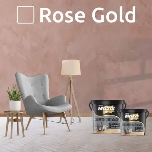 MAZA CIMENTO QUEIMADO ROSE GOLD 5KG