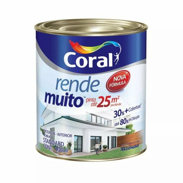 CORAL RENDE MUITO ACRIL FOSCO BRANCO 0.900