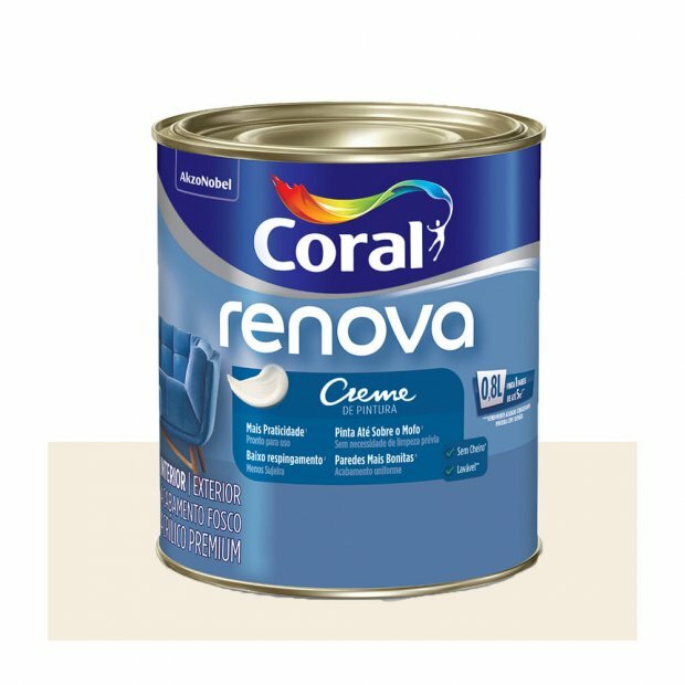 CORAL RENOVA BRANCO FOSCO 0,8L
