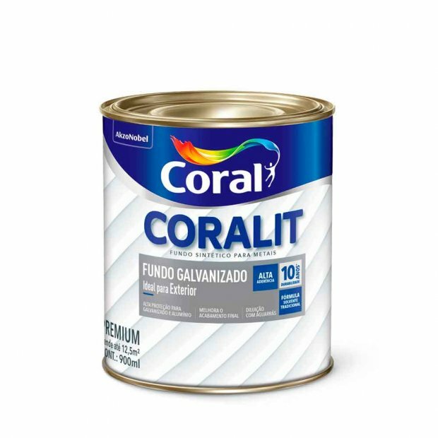 CORAL CORALIT  FUNDO GALVANIZADO BRANCO 0,900