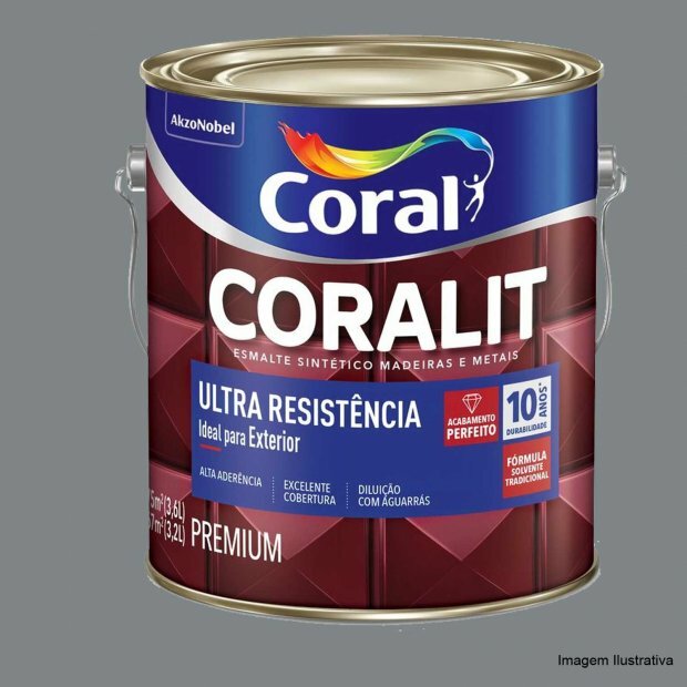 CORALIT CINZA ESCURO ULTRA RESISTENTE 3.6