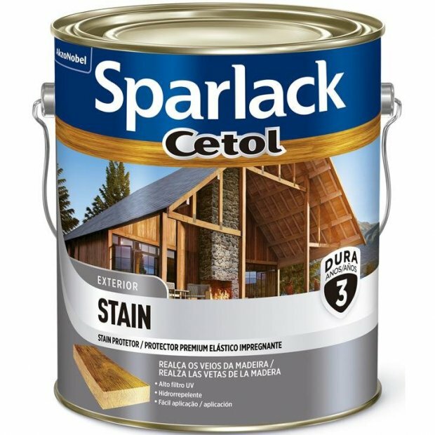 SPARLACK CETOL/STAIN PLUS NATURAL  AC B/SOLVENTE 3,6