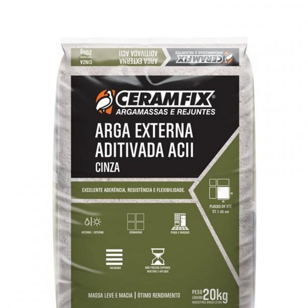 CERAMFIX ARGA EXT AC I I CINZA 20KG