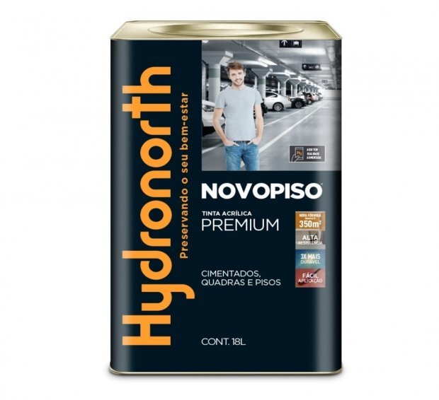 HYDRONORTH NOVOPISO MARROM BARROCO 18L