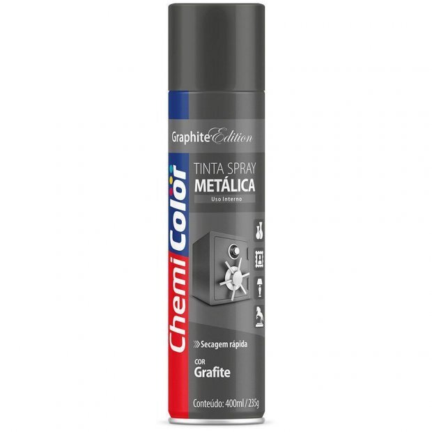 SPRAY CHEMICOLOR METALICO GRAFITE 400ML