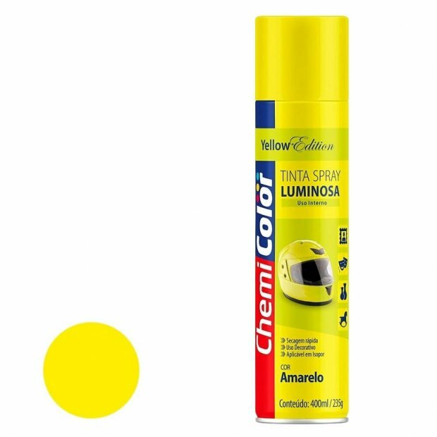 SPRAY CHEMICOLOR USO GERAL AMARELO BRILHANTE 400ML