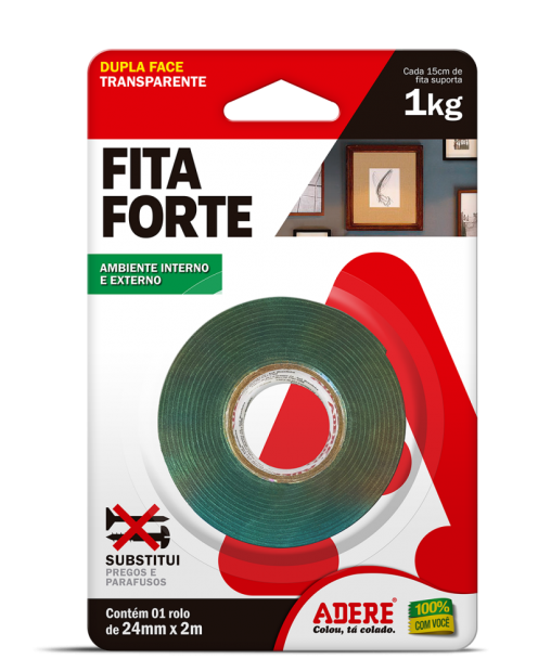 ADERE FITA FORTE DUPLA FACE MA TRASP 12MMX02M