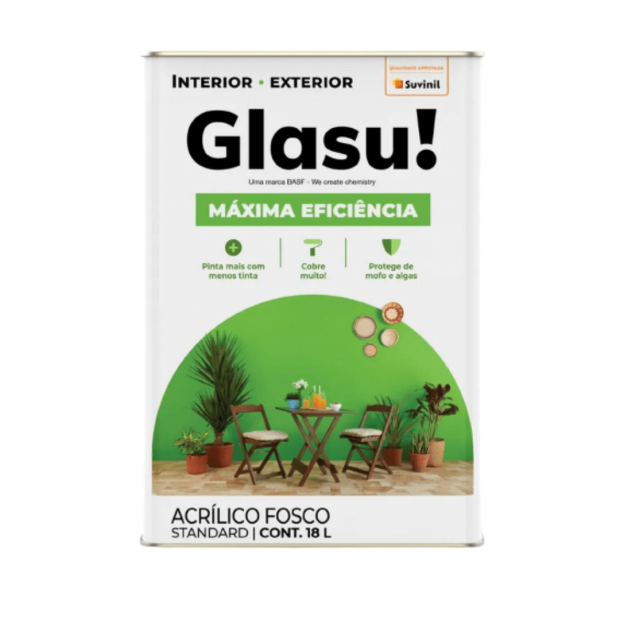 GLASURIT PINT. ESSENCIAL BRANCO FOSCO 18L