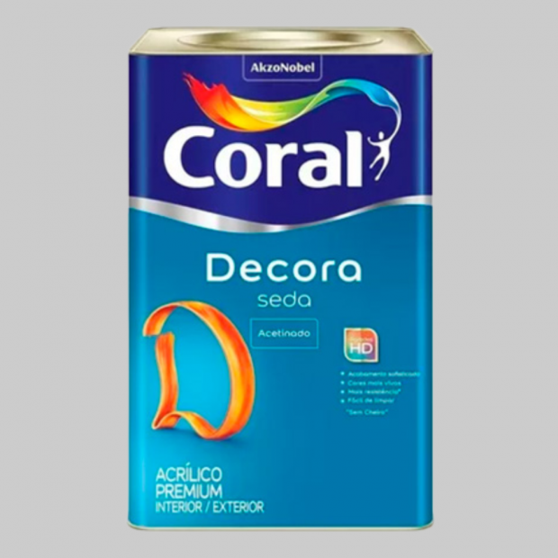 CORAL DECORA SEDA AC BRANCO GELO 18L