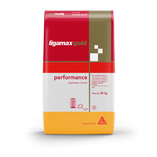 SIKA ARGAMASSA LIGAMAX GOLD PERFORMANCE SA 20KG BRANCA