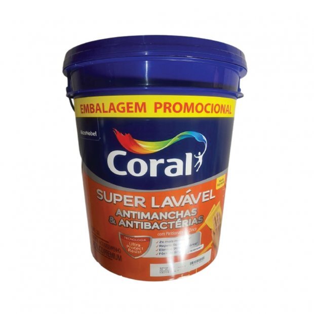 CORAL SUPER LAVAVEL BRANCO INT. 20LT