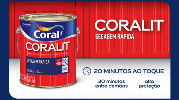 CORALIT  BRANCO SECAGEM RAPIDA  ACETINADO 3,600