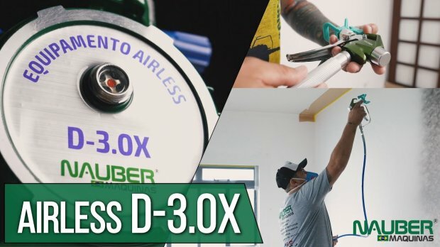 NAUBER MAQUINA AIRLESS PROF. D - 3 OX