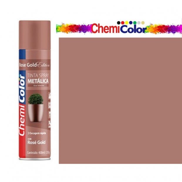 SPRAY CHEMICOLOR ROSE GOLD METALICO 400ML